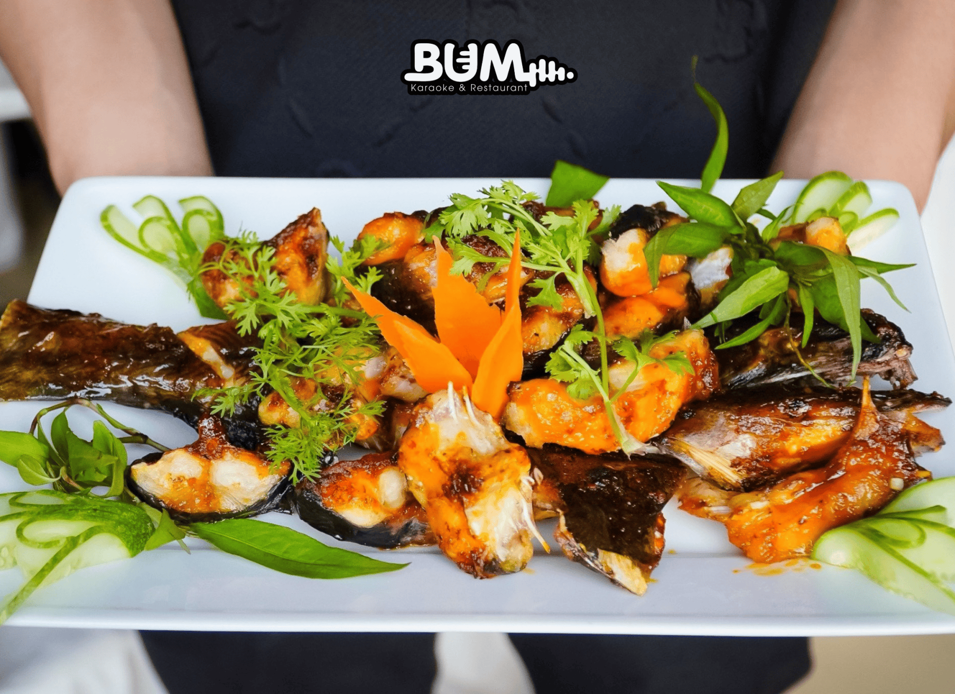 Cá lăng nướng muối ớt