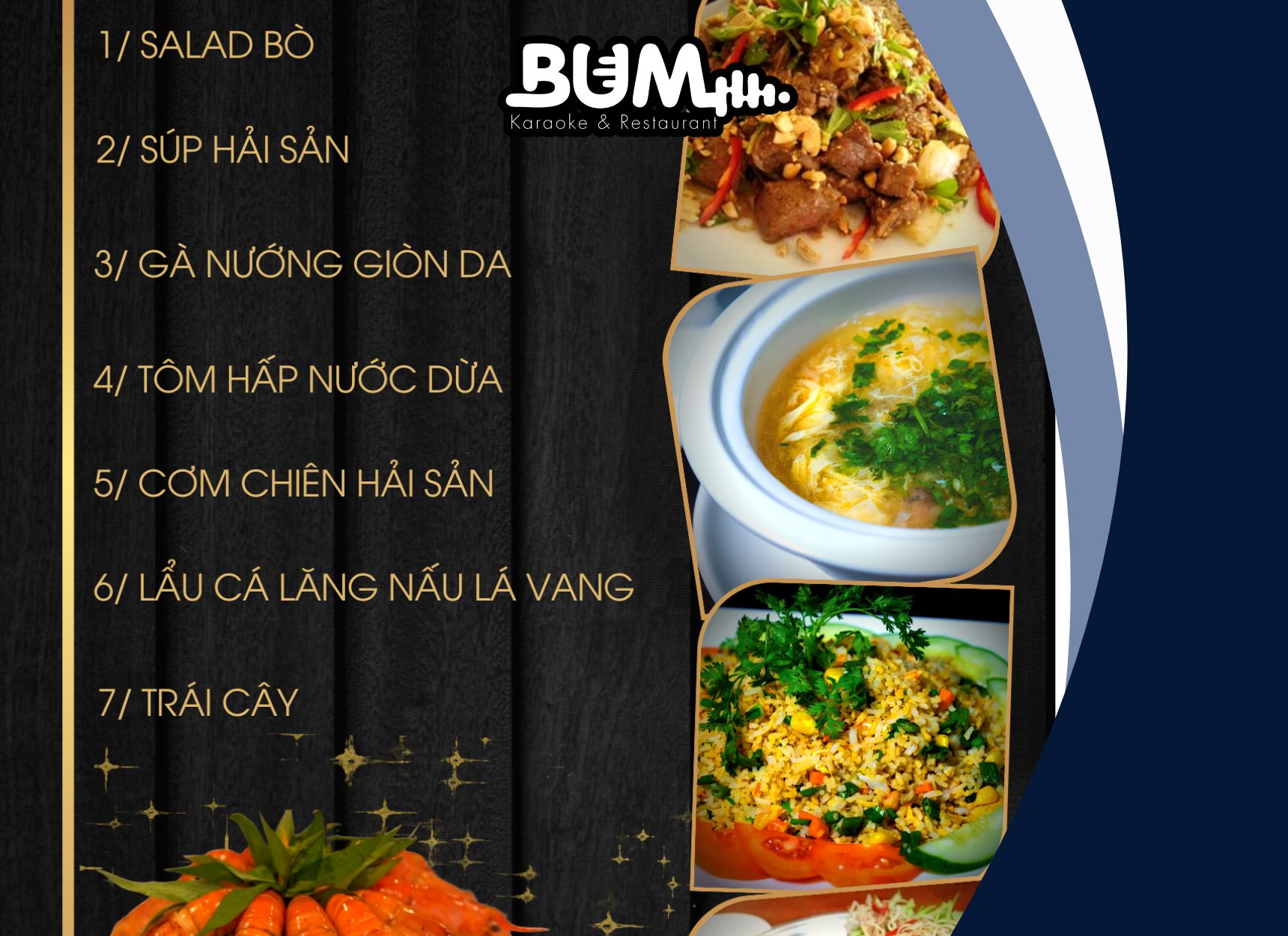 Thực đơn tiệc cưới dưới 2 triệu