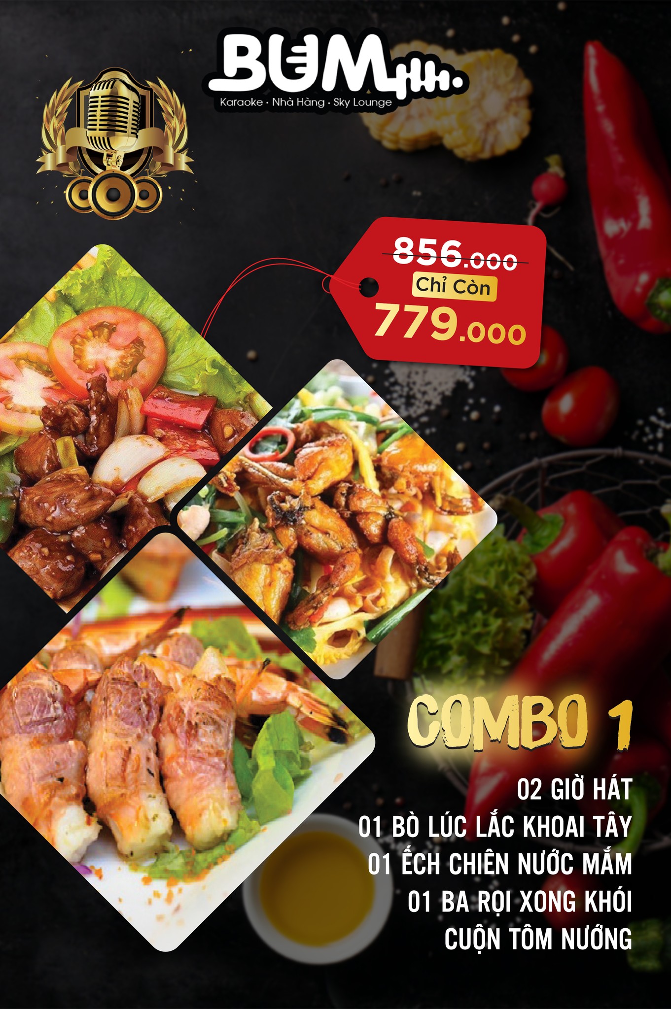 Nhà hàng Karaoke BUM - Chuyên karaoke, tiệc trọn gói tại nhà hàng và tận nơi