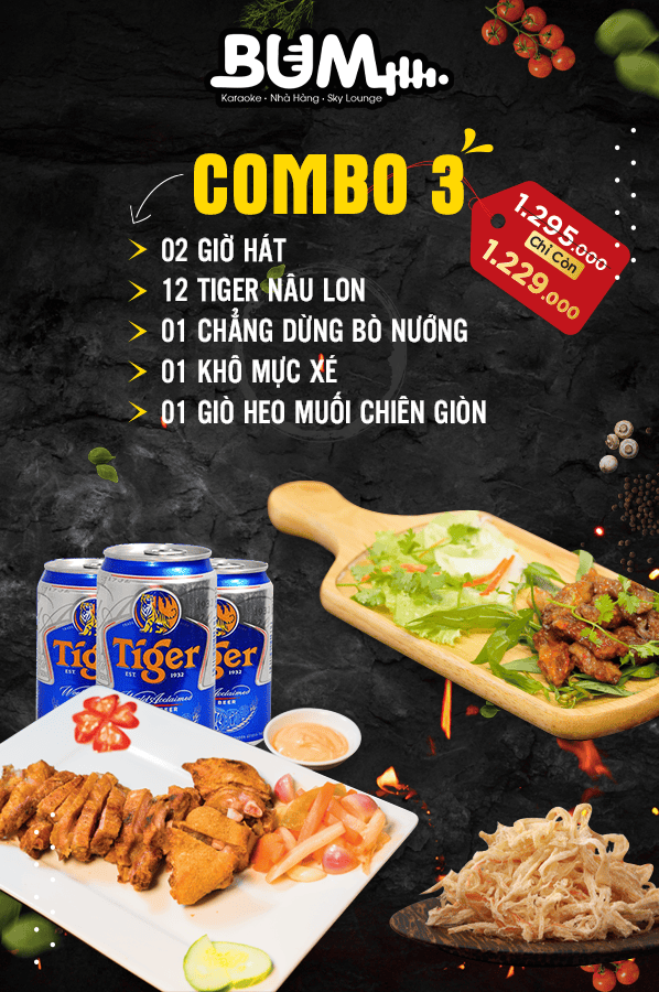 Nhà hàng Karaoke BUM - Chuyên karaoke, tiệc trọn gói tại nhà hàng và tận nơi