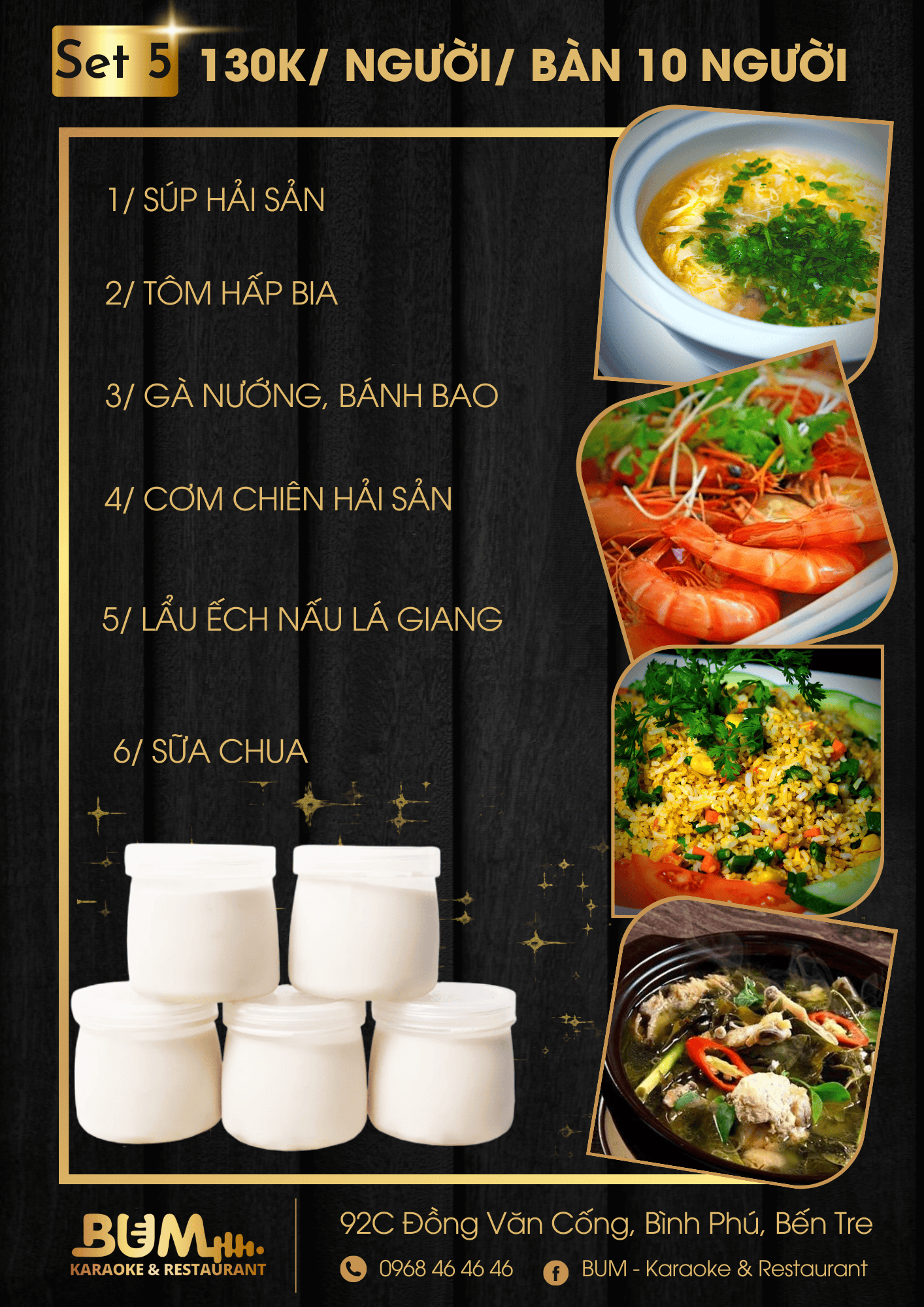 Nhà hàng Karaoke BUM - Chuyên karaoke, tiệc trọn gói tại nhà hàng và tận nơi